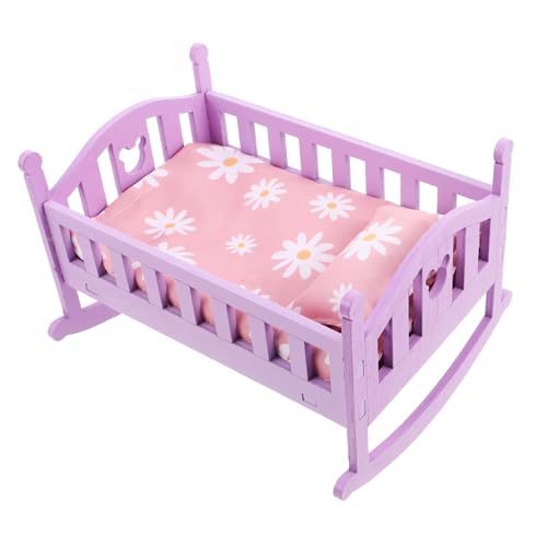 ifundom Miniatur-puppenhausbett - Puppenhaus-wohnzimmermöbel - Realistisches Mini-Kinderbett ifundom Miniatur-puppenhausbett - Puppenhaus-wohnzimmermöbel - Realistisches Mini-Kinderbett von ifundom
