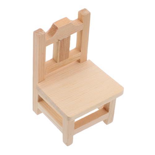 ifundom Puppenhausmöbel Miniaturhocker Kleiner Hocker Holz Miniatur Parkbank Dekorativer Hocker Für Die Inneneinrichtung von ifundom