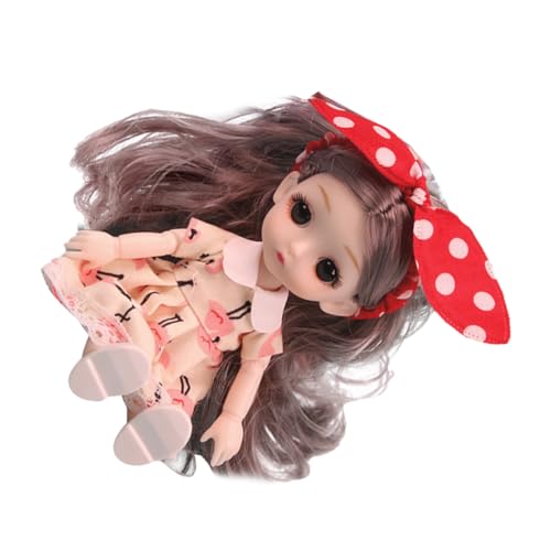 ifundom Puppenhausdekoration Puppenmenschen Fantasievolle Spielpuppe Kuschelplüschpuppe Prinzessinnenfigur Zum Sammeln Kleine Puppenfiguren Mini-babypuppen Mini-modepuppe Colorful Stoff von ifundom