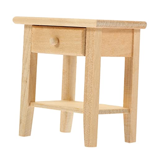 ifundom Puppenhausdekoration für kinderspielzeug spielzeuge Children Toys spielzeuge für Puppenhaus Miniaturmöbel Puppenhaus-Mini-Schreibtischmodell aus Holz von ifundom