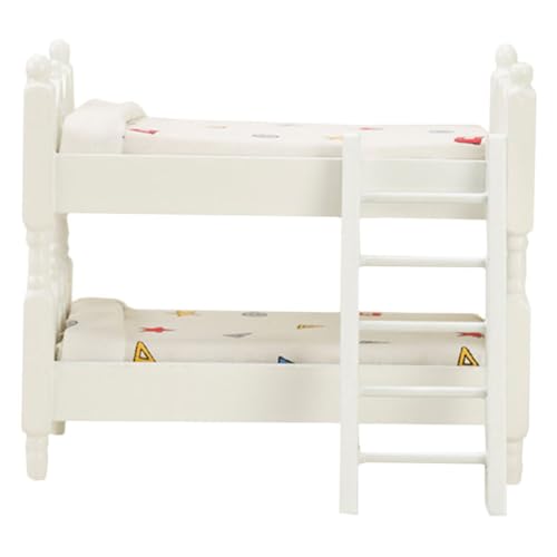 ifundom Puppenhausmöbel Etagenbett Baby-Etagenbett Mit Leiter Puppenbetten Kinderbetten DIY-Dekoration Ornament Für -Puppenhaus Party-Set ifundom Puppenhausmöbel Etagenbett Baby-Etagenbett Mit Leiter Puppenbetten Kinderbetten DIY-Dekoration Ornament Für -Puppenhaus Party-Set von ifundom