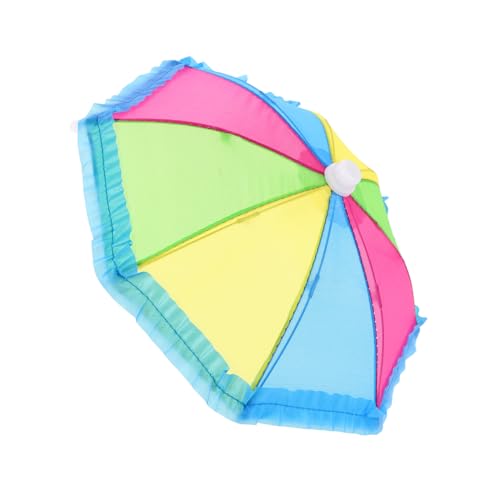 ifundom Puppenschirm aus Weichem Stoff Regenbogen Regenschirm für Puppen Dekorativer Miniatur Regenschirm Vielseitiges Puppenzubehör für Spiel und Sammlung ifundom Puppenschirm aus Weichem Stoff Regenbogen Regenschirm für Puppen Dekorativer Miniatur Regenschirm Vielseitiges Puppenzubehör für Spiel und Sammlung von ifundom