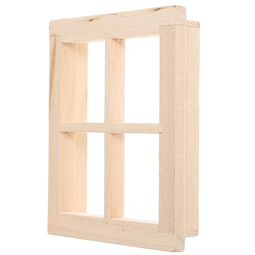 ifundom Puppenhaus Zubehör Spielzeug Möbel Decor Pretend Spielen Spielzeug Holz Fenster Set ifundom Puppenhaus Zubehör Spielzeug Möbel Decor Pretend Spielen Spielzeug Holz Fenster Set von ifundom