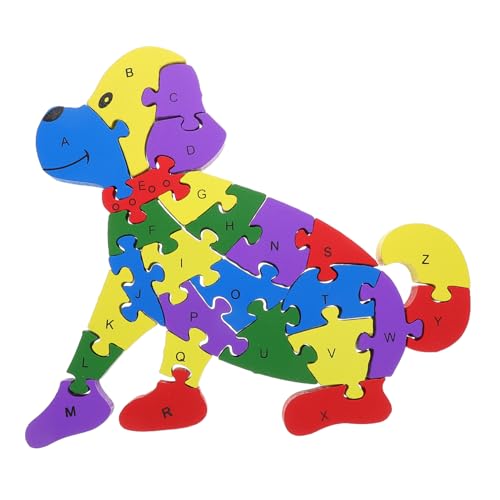 ifundom Puzzle Babyblöcke Vorschulspielzeug Tiere Bausteine Zahlenbausteine Bausteine ​​für Kleinkinder Baustein-Rätsel Babybausteine tierische Bausteine Kleinkindblöcke rätsel Holz von ifundom