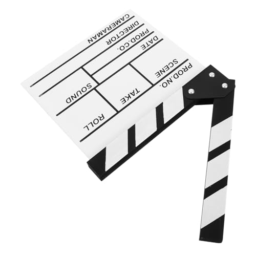 ifundom Realistische Film Clapper Board Der Szene Bord Holz Film Kamera Theater 30x27cm von ifundom