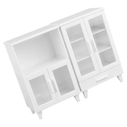 ifundom Realistischer Miniatur-bücherschrank Für Puppenhaus Mini-puppenhaus Miniatur-aufbewahrung 2 Regale Für Kreatives Spielen ifundom Realistischer Miniatur-bücherschrank Für Puppenhaus Mini-puppenhaus Miniatur-aufbewahrung 2 Regale Für Kreatives Spielen von ifundom