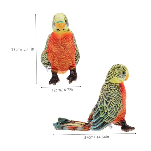 ifundom Realistischer Papagei Plüschtier Kuscheltier Weiches Stofftier für Lebensechte Ara Vogel Dekoration Orange Gefüllter Papagei Stofftier Geschenkidee Geburtstag ifundom Realistischer Papagei Plüschtier Kuscheltier Weiches Stofftier für Lebensechte Ara Vogel Dekoration Orange Gefüllter Papagei Stofftier Geschenkidee Geburtstag von ifundom