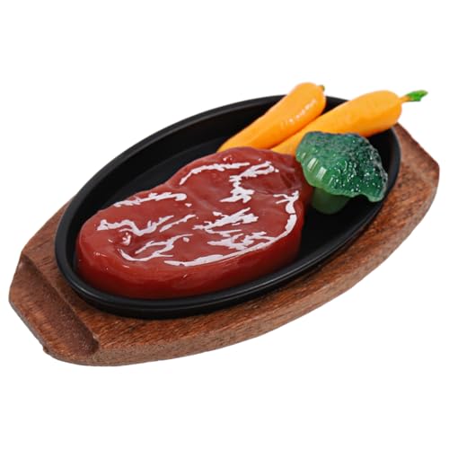 ifundom Realistisches Miniatur Steak Modell Food Themed Decor Puppenhaus Zubehör Kompaktes Küchenspielset Für Miniatur Kochen Und Display ifundom Realistisches Miniatur Steak Modell Food Themed Decor Puppenhaus Zubehör Kompaktes Küchenspielset Für Miniatur Kochen Und Display von ifundom