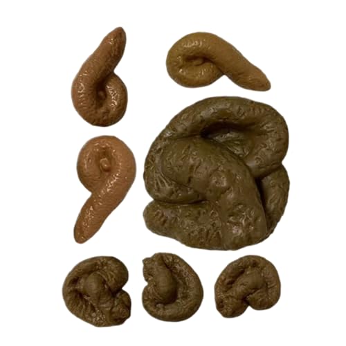 ifundom Realistisches Prank Teilig aus Kunststoff PVC Eva Täuschend Echte Fake Poop Requisiten für Aprilscherz Halloween und Streichartikel von ifundom