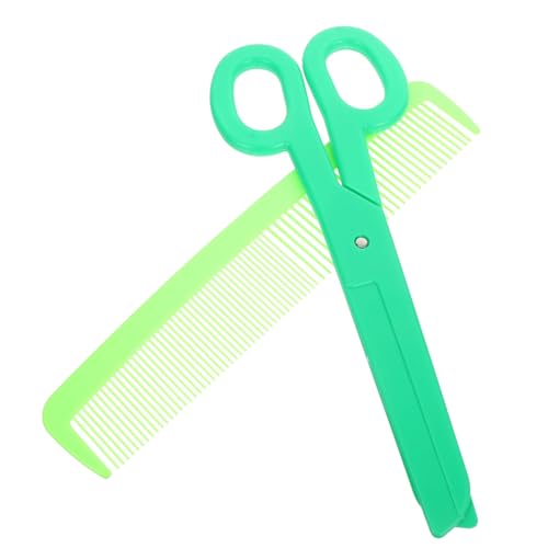 ifundom Riesiger Clown-kamm Schere Leichter Kunststoff Breiter Zahnkamm Witzige Bühnenrequisite für Halloween Karneval Kostüm Tragbar und Pflegeleicht für Cosplay und Party von ifundom