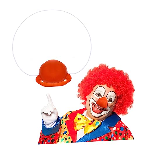 ifundom Rote Clownnase Kunststoff Prop Lustiges Karneval Kostüm Zubehör für Party Cosplay und Fotorequisiten von ifundom