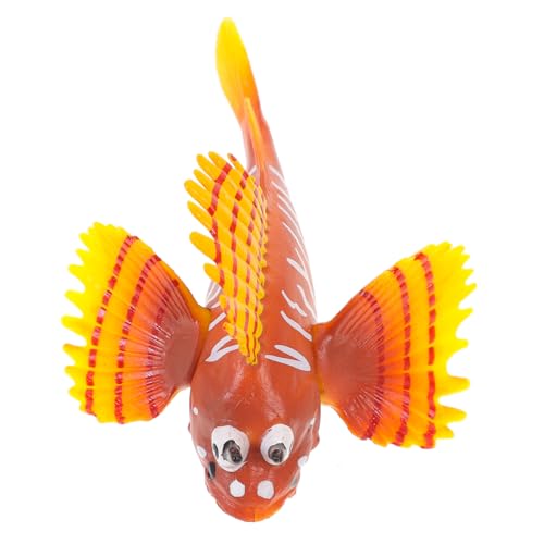 ifundom Rotfeuerfisch Modell Aquarium Set Netz Krabbenspielzeug Pflanze Hai Aquarium Pool Tiere Das Tier Kinderspielzeug Modelle Simuliertes Fischmodell Kleine von ifundom
