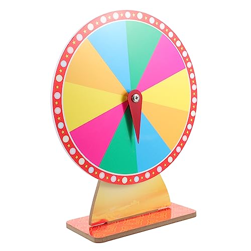 ifundom Roulette-Spiel großes Rad Party Drehscheibe verlosen Glücksradspiel Glücksbrettspiel Spielpreisrad Drehrad für Preise zum Selbermachen kt-Board von ifundom