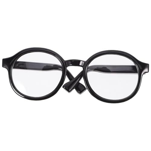 ifundom Runde Mini Puppenbrille Kunststoff Schwarzer Rahmen mit Transparenten Gläsern Modisches Puppenzubehör für Baumwollpuppen Passgenaues Accessoire für Dollhouse und Dress Up ifundom Runde Mini Puppenbrille Kunststoff Schwarzer Rahmen mit Transparenten Gläsern Modisches Puppenzubehör für Baumwollpuppen Passgenaues Accessoire für Dollhouse und Dress Up von ifundom