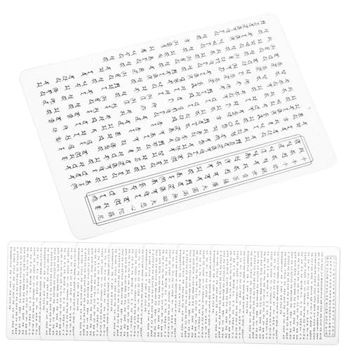 ifundom 10pcs Feng Shui Karten Buddhistischen Symbol Set PVC Lesezeichen Etiketten Dekorative Freunde ifundom 10pcs Feng Shui Karten Buddhistischen Symbol Set PVC Lesezeichen Etiketten Dekorative Freunde von ifundom
