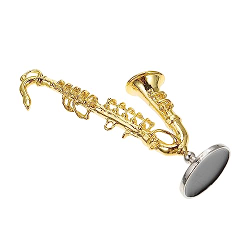 ifundom Exquisites Simulations-saxophonmodell Perfektes Mini-Saxophon-instrumentenornament von ifundom