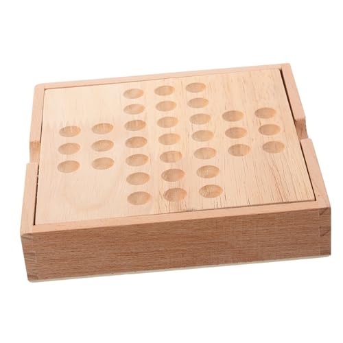 ifundom Schachspiel aus Holz Interaktives Doppelspieler Lernspielzeug Rutschfestes Langlebiges Strategiespiel für Mädchen und Jungen Fördert Denkfähigkeit und Konzentration ifundom Schachspiel aus Holz Interaktives Doppelspieler Lernspielzeug Rutschfestes Langlebiges Strategiespiel für Mädchen und Jungen Fördert Denkfähigkeit und Konzentration von ifundom