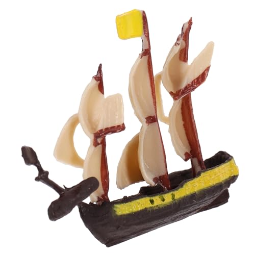 ifundom Vintage Segelboot Ornament Robustes Kunststoff Mini Segelboot Für Puppenhaus Und Büro ifundom Vintage Segelboot Ornament Robustes Kunststoff Mini Segelboot Für Puppenhaus Und Büro von ifundom