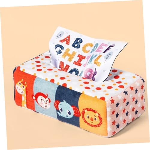 ifundom Sensorisches Babyspielzeug Taschentuchbox Weiches Material Sicher Fördert Feinmotorik Hand Augen koordination Kreatives Kleinkindspielzeug von ifundom