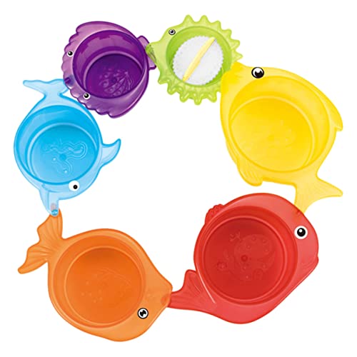 ifundom Set Aus Stapelbechern Für Kleinkinder Lustiges Bade Und Mit Cartoon Fischmotiv Transparente Sandschicht Stapelbecher Für Drinnen Und Draußen Ideales Wasserspielzeug Für Den ifundom Set Aus Stapelbechern Für Kleinkinder Lustiges Bade Und Mit Cartoon Fischmotiv Transparente Sandschicht Stapelbecher Für Drinnen Und Draußen Ideales Wasserspielzeug Für Den von ifundom
