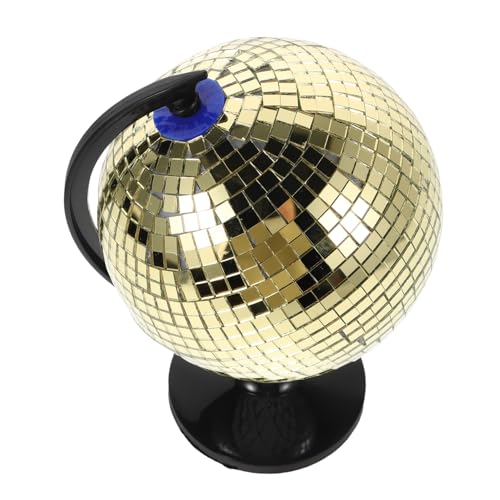 ifundom Silberne Discokugel Discokugel, Spiegelkugel Disco-ballsaal- Hängenden Disco -Ball Spiegelkugeln Große Discokugel Glitzerball Disco-Kugel-lampen Plastik Golden von ifundom