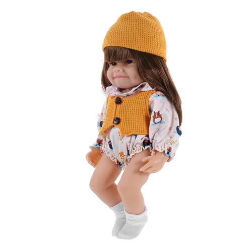 ifundom Simulation Babypuppe Reborn Babypuppen Babyspielzeug Säuglingsbabypuppe Neugeborenes Mädchen Puppe Mit Kleidung Babypuppen Für Realistische Puppe Puppen Für Mädchen von ifundom