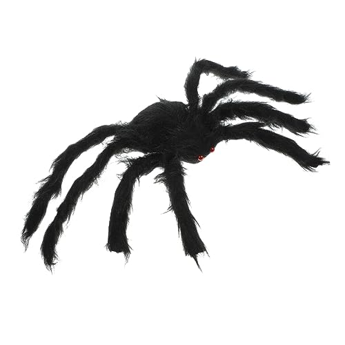 ifundom Simulation Plüschspinne Kostüm Tarantel Halloween aussendeko Halloween atmosphäre spinnenfänger Halloween Deko Outdoor Halloween-Riesenspinne riesige Spinnen Schaum Black von ifundom