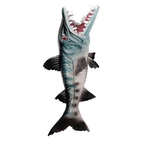 ifundom Simulation Wolf Fisch Modell für Aquarium Landschaftsbau Künstliches Dekorationsspielzeug für Heim und Szenendekoration Langlebig und Attraktiv für Wasserlandschaften von ifundom