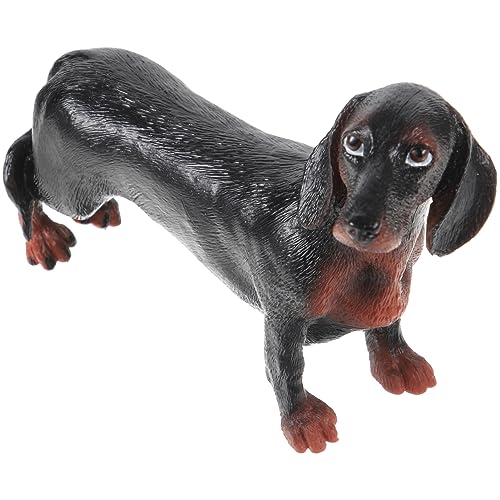 ifundom Dackel-hundeskulptur Realistische Simulation Hundefiguren für Jungen und Mädchen Lernspielzeug ifundom Dackel-hundeskulptur Realistische Simulation Hundefiguren für Jungen und Mädchen Lernspielzeug von ifundom