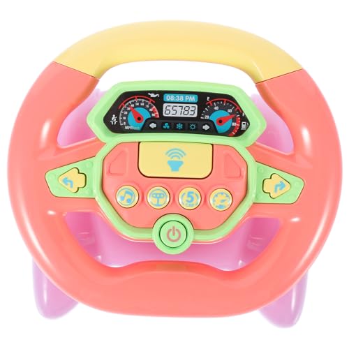 ifundom Simulationslenkrad Auto Steering Wheel Toy Früherziehung lenkradbezug Lenkradspielzeug für Lernspielzeug Plastik Blue von ifundom