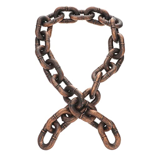 ifundom Halloween-Kette Aus Kunststoff Requisite Gefälschte Kette Für Halloween Dekorative Kette Leicht Einfach Zu Tragen von ifundom
