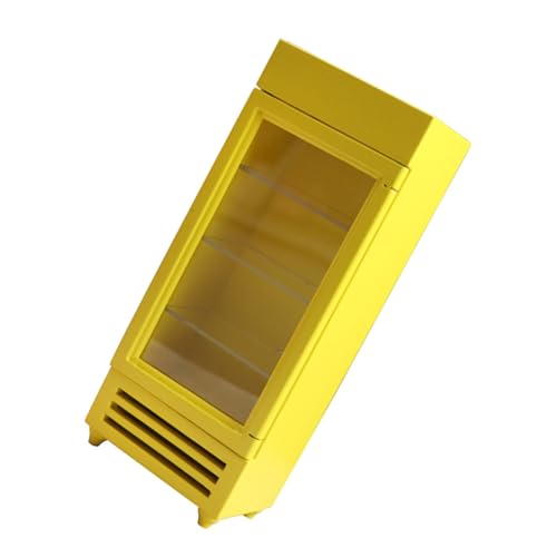 ifundom Simulierter Mini-Kühlschrank holzspielzeug für bastelzeug Dollhouse Furniture Kinderzimmer Dekoration Mini-Kühlschrank-Ornament Miniaturkühlschrank Yellow ifundom Simulierter Mini-Kühlschrank holzspielzeug für bastelzeug Dollhouse Furniture Kinderzimmer Dekoration Mini-Kühlschrank-Ornament Miniaturkühlschrank Yellow von ifundom