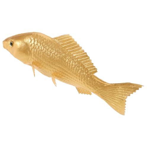 ifundom Simuliertes Fischspielzeug Fisch-Modell Simulationsfisch Gefälschte Fischdekoration Simulation Von Tierfiguren Realistischer Fisch Realistisches Fischmodell Prop -Fisch Golden Pu von ifundom