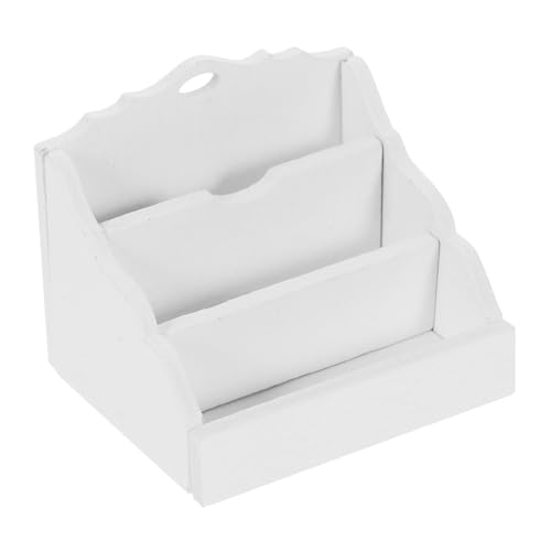 ifundom Miniatur Lagerung Rack Puppe Holz Ständer Desktop Decor Platzsparende Holz von ifundom