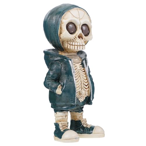 ifundom Skelettstatue Aus Harz Halloween Grafik T Shirt Horror Skelette Coole Skelettfiguren Miniatur Skelett Skulptur Skelettfiguren Halloween Sammelfigur ifundom Skelettstatue Aus Harz Halloween Grafik T Shirt Horror Skelette Coole Skelettfiguren Miniatur Skelett Skulptur Skelettfiguren Halloween Sammelfigur von ifundom