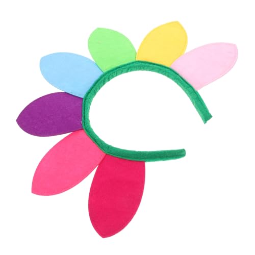 ifundom Sonnenblumen Haarschmuck Stirnband mit Großen Blütenblättern für Accessoire für Geburtstagsfeiern Festivals und Fotorequisiten Farbenfrohes Design für von ifundom