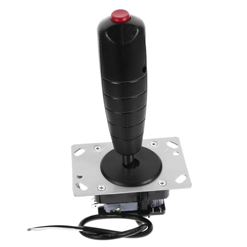 ifundom Maschinen-Joystick-Flight-Stick-Griff für Spielkonsole Wiederverwendbare Joystick-Platine für Die Konstruktion Aus Aluminiumlegierung von ifundom