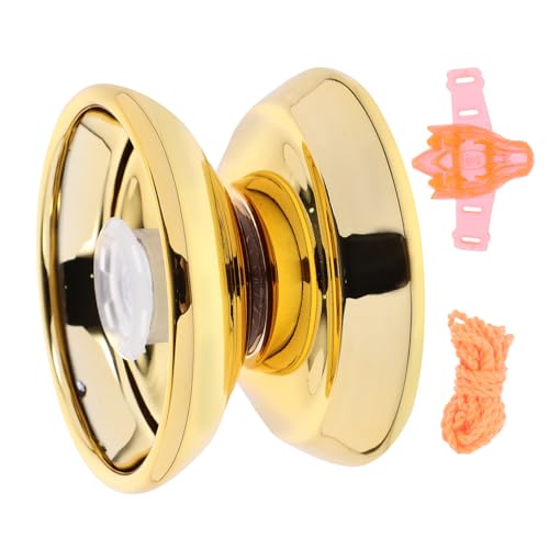 ifundom Spielzeug 1 Satz Fingerball Toys Kinderknallzeug Metall-yoyo Yoyo Buggy Jo-jo Yo-yos Für Anfänger Yoyo-bälle Für Anfänger Kleine Für Anfänger Legierung Golden von ifundom
