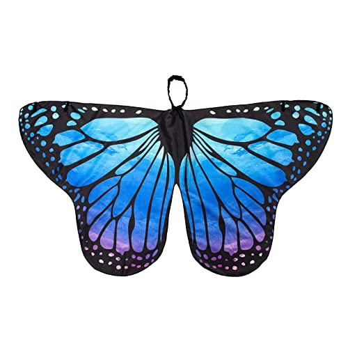 ifundom Schmetterlingsflügel Schal Cape Kinder Schmetterlinge Schal Cosplay Requisiten Material Halloween Kostüm Zubehör von ifundom