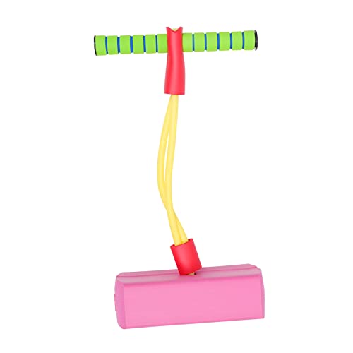 ifundom Sprungspielzeug für Bouncing Toy mit Bequemen Griffen Bewegung Motorik und Gleichgewicht Drinnen und Draußen Lebhaftem Rosaton Zufällige Farbe von ifundom