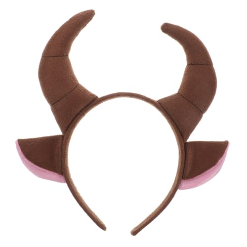 ifundom Tierisches Stirnband Mit Stierohren – Set Mit Kuhohren Für Kinderkostüm-zubehör Halloween & Cosplay-Foto-Requisiten ifundom Tierisches Stirnband Mit Stierohren – Set Mit Kuhohren Für Kinderkostüm-zubehör Halloween & Cosplay-Foto-Requisiten von ifundom