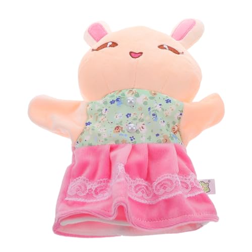 ifundom Stofftier-handpuppe Kuschelndes Kaninchen Realistische Dschungeltiere Handpuppen Plüschpuppen Puppentheater Bausatz Für Handpuppen Interaktive Puppenspielpuppen Plüschtiere von ifundom
