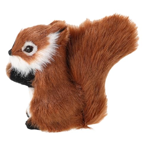 ifundom Stofftiermodell Kältebeständige Beinwärmer Plüscheichhörnchen Realistische Tierfigur Schreibtisch Eichhörnchen kleines ausgestopftes Eichhörnchen Kunstpelz Brown ifundom Stofftiermodell Kältebeständige Beinwärmer Plüscheichhörnchen Realistische Tierfigur Schreibtisch Eichhörnchen kleines ausgestopftes Eichhörnchen Kunstpelz Brown von ifundom