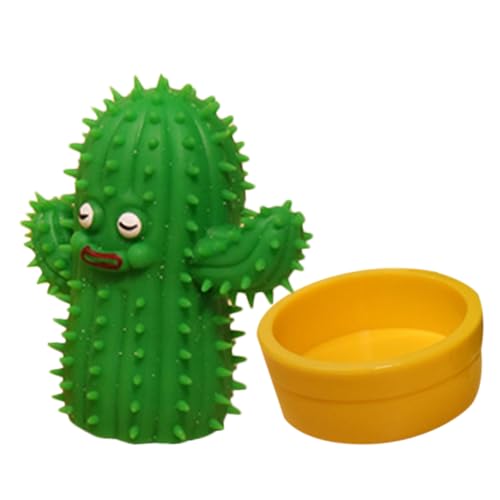 ifundom Stressabbau Kaktus Lustiges Dehnbares Squeeze Toy aus TPR Material Weiches Flexibles Antistress für Erwachsene Entspannung und Stressreduktion von ifundom