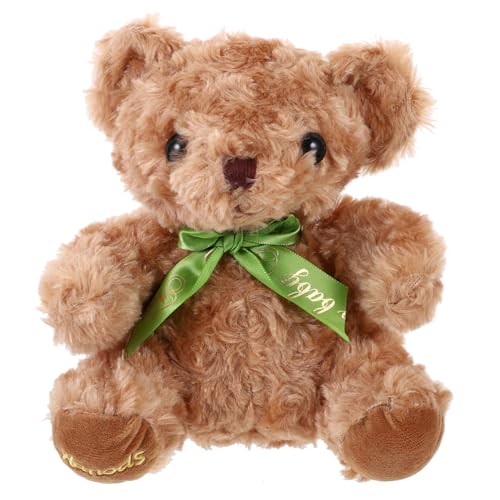 ifundom Niedliches Tierspielzeug Bärenpuppe Weiches Plüschtier Puppe 20 cm Braunes Kissen Für Nickerchen Und Schlafenszeit von ifundom