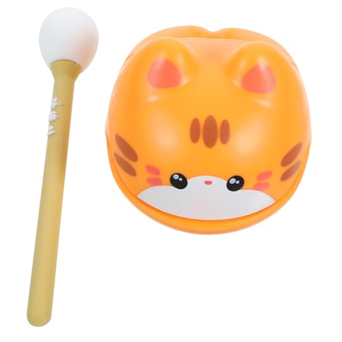 ifundom Süßes Kätzchen Muyu Dekompressionsartefakt Fürs Büro Schreibtisch Ornament Kreatives Meditations Schlagspielzeug Weiße Katze Kleines Muyu Katzenball Katzenbecher von ifundom