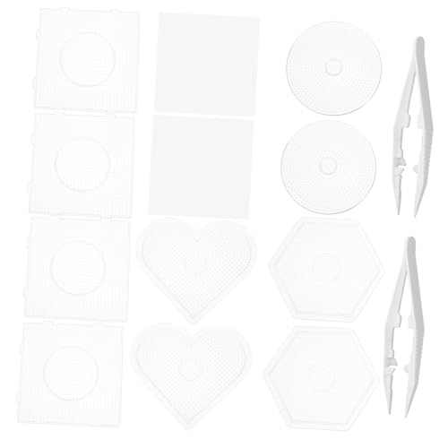 ifundom Teiliges Bügelperlen mit Formen Quadratisch Herzförmig Sechseckig Transparente Steckplatten für Präzises Basteln Leicht zu Reinigen für Kreative DIY Projekte ifundom Teiliges Bügelperlen mit Formen Quadratisch Herzförmig Sechseckig Transparente Steckplatten für Präzises Basteln Leicht zu Reinigen für Kreative DIY Projekte von ifundom