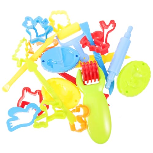 ifundom Teiliges Knetset mit Dough Tools Buntes Modellierwerkzeug für Kleinkinder Formen Schneide und Rollwerkzeugen für Kindergarten und Kreatives zu Hause ifundom Teiliges Knetset mit Dough Tools Buntes Modellierwerkzeug für Kleinkinder Formen Schneide und Rollwerkzeugen für Kindergarten und Kreatives zu Hause von ifundom