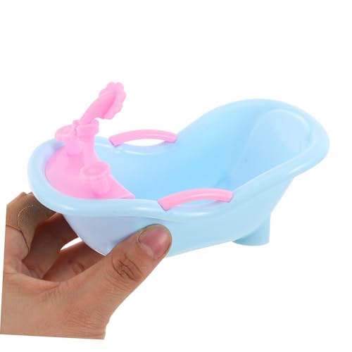 ifundom Teiliges Puppenhaus Spielset mit Hochstuhl Einkaufswagen Babybadewanne und Schreibtischlampe Bunte Rollenspielmöbel für Kleinkinder Fördert Kreativität und Fantasievolles von ifundom