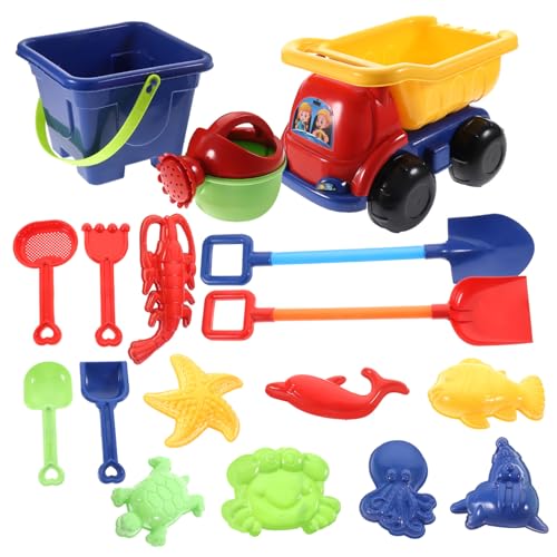 ifundom Teiliges Sandspielzeug Set für Lustiges Strandspielzeug mit Schaufeln und Fahrzeug für Drinnen und Draußen für Unvergessliche Sandspiel von ifundom